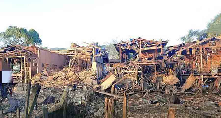 ခါမ်းပါတ်မြို့ကို စစ်တပ်က လေကြောင်းတိုက်ခိုက်၊ ကလေး ၁ ဦး အပါအဝင် ၂ ဦးသေဆုံး