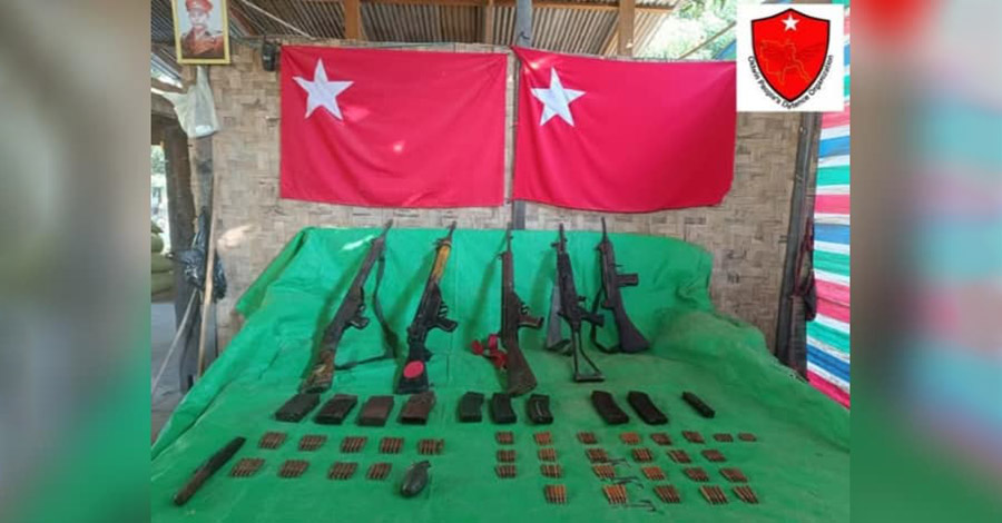 အုတ်တွင်းတွင် စစ်ကောင်စီတပ် တိုက်ခိုက်ခံရပြီး ၆ ဦးသေ၊ လက်နက်ခဲယမ်းများ သိမ်းဆည်းရရှိ