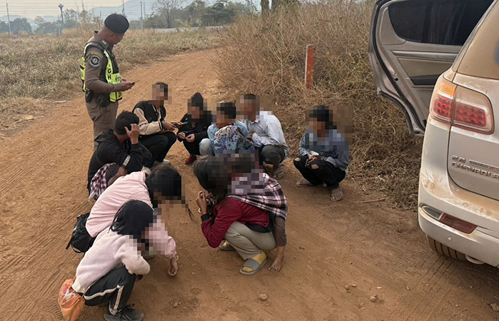 ကန်ကျနပူရီတွင် ပွဲစားကစွန့်ပစ်ထားခဲ့သော မြန်မာလုပ်သား ၁၁ ဦး ဖမ်းဆီးခံရ 