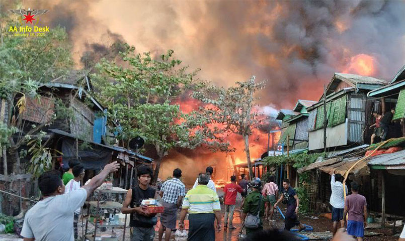 စစ်ဘေးရှောင် ကူညီမည်ဆိုသည့် စစ်ခေါင်းဆောင်၏ ပြောကြားချက် ဟာသဖြစ်နေဟု အရပ်ဘက်အဖွဲ့များ ဝေဖန်