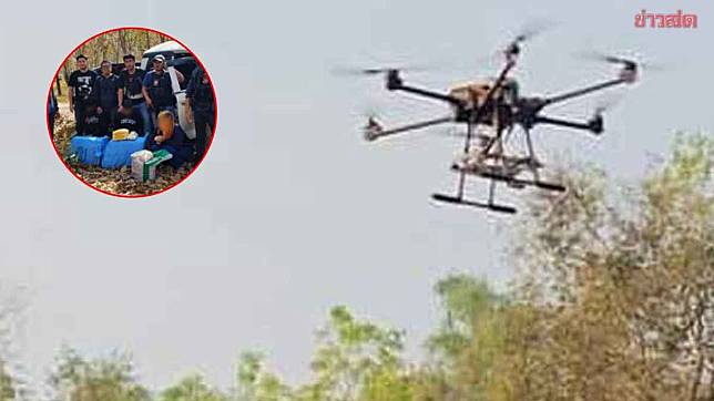 မူးယစ်ဆေးဝါးသယ်ဆောင်ရာတွင် ဒရုန်းကို အသုံးပြုလာ