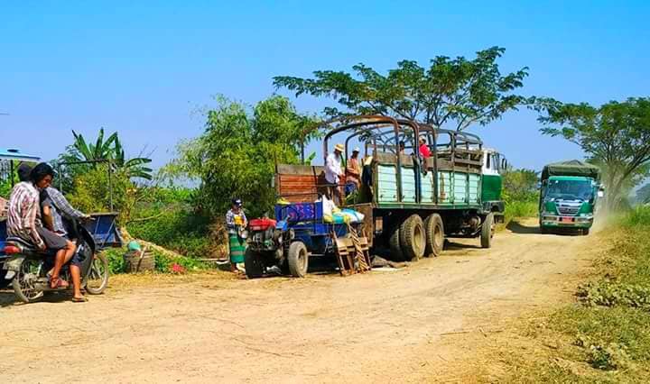 ချောင်းသာနှင့် ရွှေသောင်ယံကို တင်ပို့မည့် ကုန်ကားများ ဖမ်းဆီးခံရ 