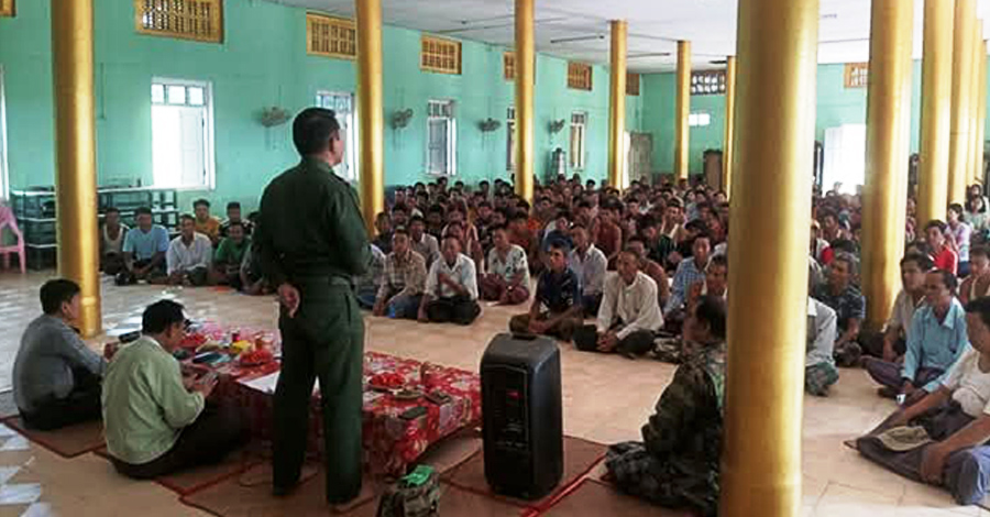 ဓနုဖြူတွင် စစ်မှုထမ်းတပ်သားသစ် ရှာမပေးနိုင်သည့် ကျေးရွာအုပ်ချုပ်ရေးမှူးကို တာဝန်မှရပ်နား