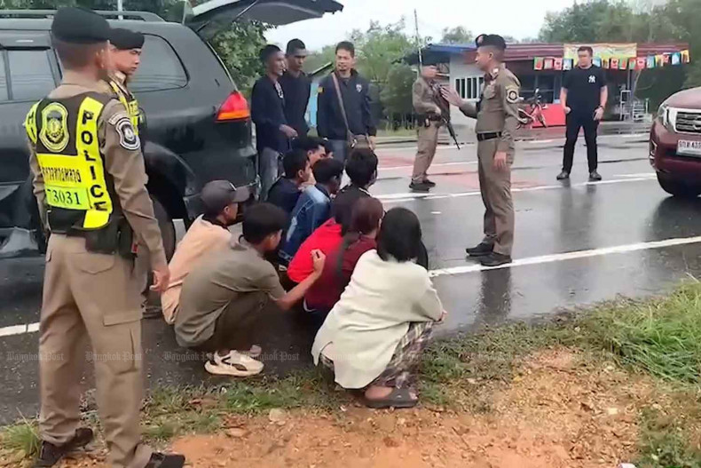 ထိုင်းမှတဆင့် မလေးရှားသွားမည့် တရားမဝင် မြန်မာ ၁၀ ဦး ဖမ်းဆီးခံရ