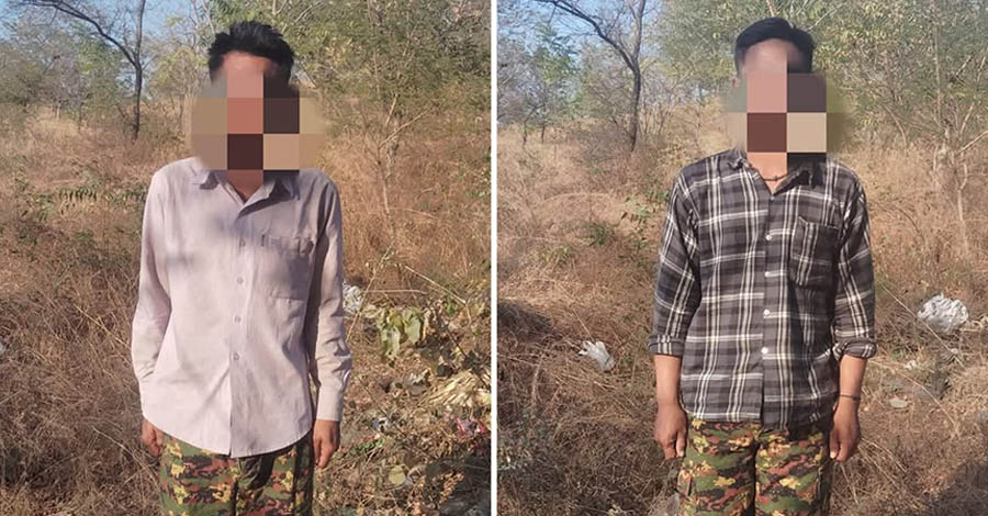 စလင်းတွင် စစ်ကောင်စီတပ်ဖွဲ့ဝင် ၂ ဦး အလင်းဝင်
