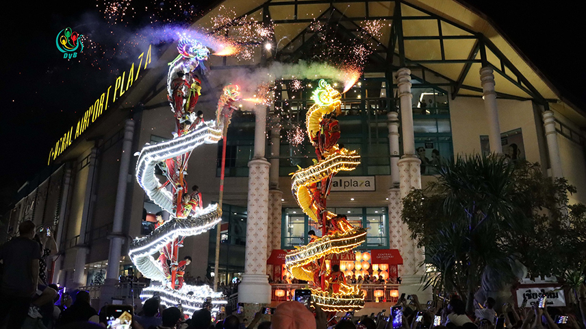 တရုတ်နှစ်သစ်ကူး  ချင်းမိုင် Airport Central Plaza မြင်ကွင်း (ဓာတ်ပုံ) 