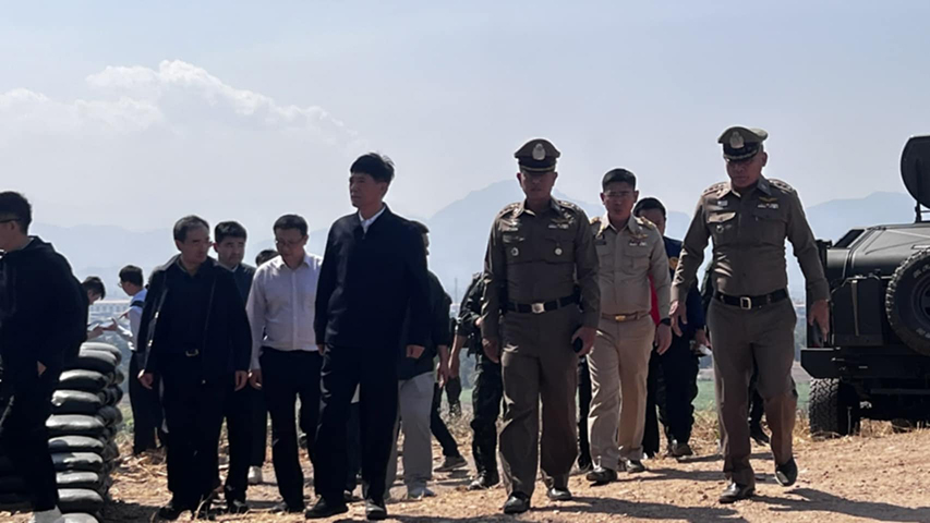 ကျားဖြန့်နှိမ်နင်းရေး တရုတ်အဆင့်မြင့်အရာရှိ ထိုင်း-မြန်မာနယ်စပ်ကို ရောက်လာ  (ဓာတ်ပုံ) 