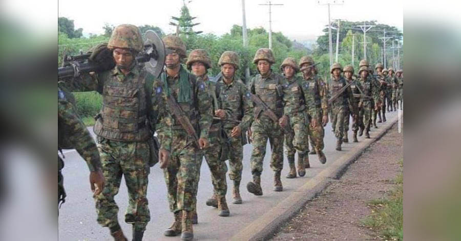 စစ်ကောင်စီတပ်က တနင်္သာရီမြို့နယ်ကို စစ်ကြောင်းထိုးရန် ပြင်ဆင်နေ