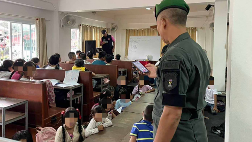 ကလေးငယ် ၂၀၀ ခန့် ပညာသင်ကြားနေသည့် မြန်မာစာသင်ကျောင်းကို ထိုင်းရဲဝင်စီး၊ ၄ ဦး ဖမ်း ဆီးခံရ