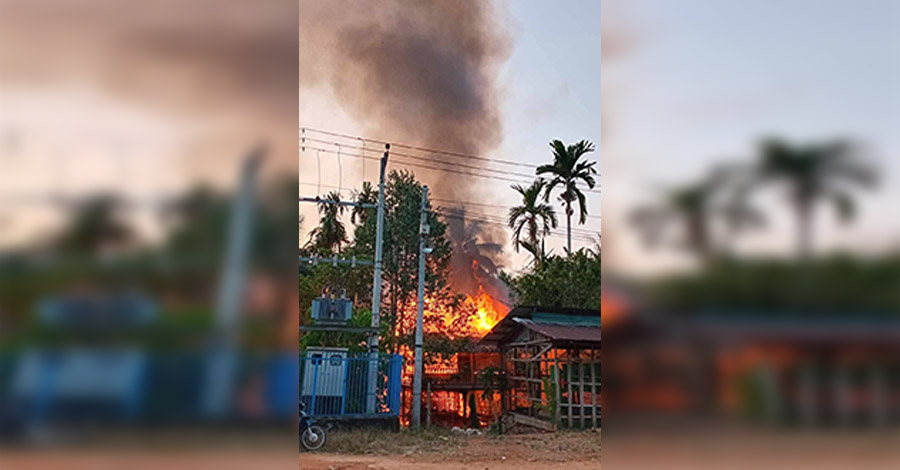 တနင်္သာရီတွင် စစ်တပ် ဒရုန်းဖြင့် တိုက်ခိုက်မှုကြောင့် အမျိုးသမီး ၅ ဦး ဒဏ်ရာရပြီး နေအိမ် ၂ လုံး ပျက်စီး