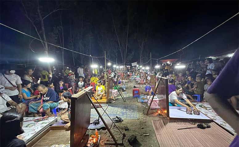 ကျိုတ်လတ်တွင် စစ်မှုထမ်းရန်ပုံငွေ အကြောင်းပြပြီး အာဝါဒေးပွဲပြုလုပ်