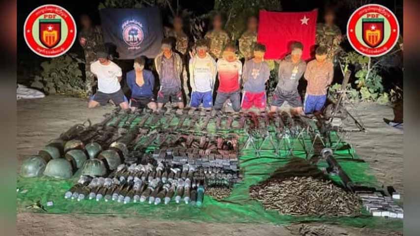 နွားထိုးကြီးမြို့နယ်၌ စစ်ကောင်စီတပ်စစ်ကြောင်းတိုက်ခိုက်ခံရ၊ အရာရှိ စစ်သည်များ သေဆုံး