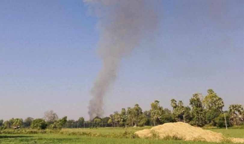 စလင်းမြို့နယ် ကျေးရွာ ၂ ရွာကို စစ်တပ်က မီးရှို့