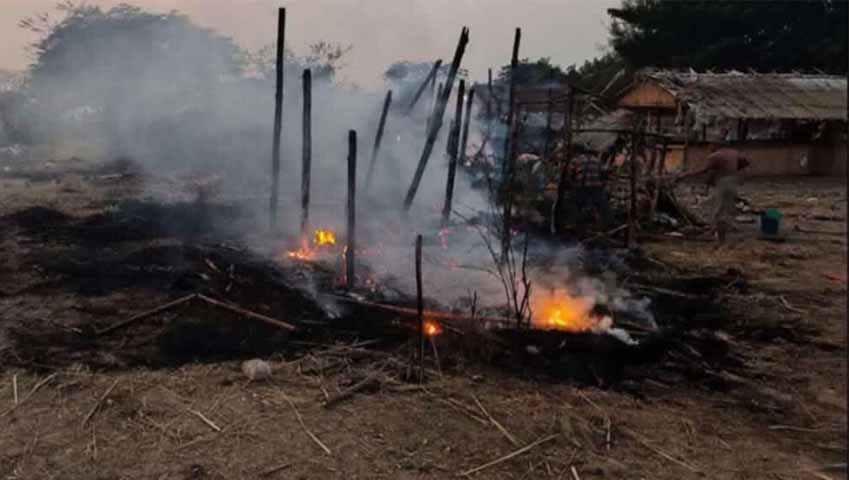 ကလေးက စစ်ဘေးရှောင်စခန်းဗုံးကြဲခံရပြီး ကလေးများအပါအဝင် ၉ ဦးထက်မနည်းသေဆုံး