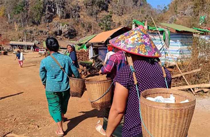 ဖရူဆိုအနောက်ခြမ်း စစ်ရှောင်စခန်းများတွင် ရိက္ခာနှင့်ဆေးဝါးပြတ်လပ်