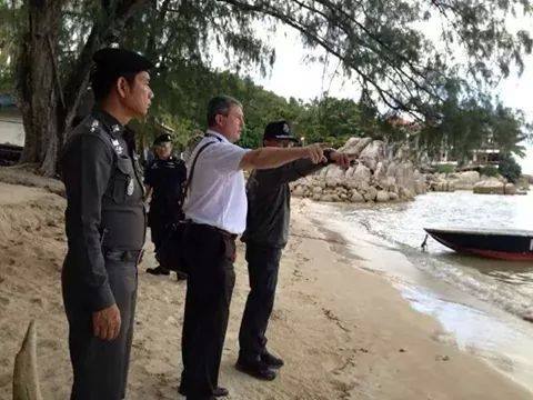 ၿဗိတိန္ရဲ၀န္ထမ္းမ်ား လိပ္ကၽြန္းကုိ သြားေရာက္စစ္ေဆး
