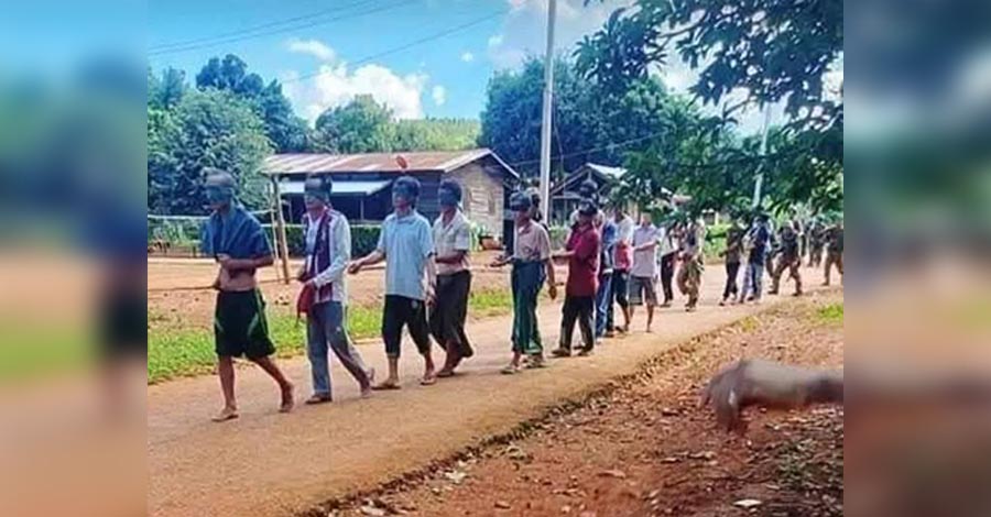 ဖယ်ခုံတွင် ဖမ်းဆီးခံရသူ အယောက် ၅၀ ကျော် ရခိုင်ရှေ့တန်းသို့ပို့ခံရ