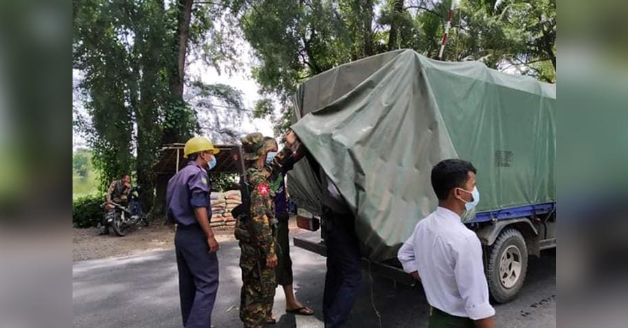 ရေကြည်သို့ စားသောက်ကုန်နှင့် စက်သုံးဆီသယ်ခွင့် စစ်ကောင်စီ ပိတ်ပင်