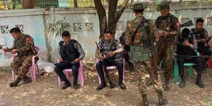 ကြံခင်းတွင် ရခိုင်စစ်ရှောင်မိသားစု ၇ ဦး ဖမ်းဆီးခံရ၊ ဝက်လက်မြို့ပေါ်က လူငယ် ၂၀ ပေါ်တာဆွဲခံရ