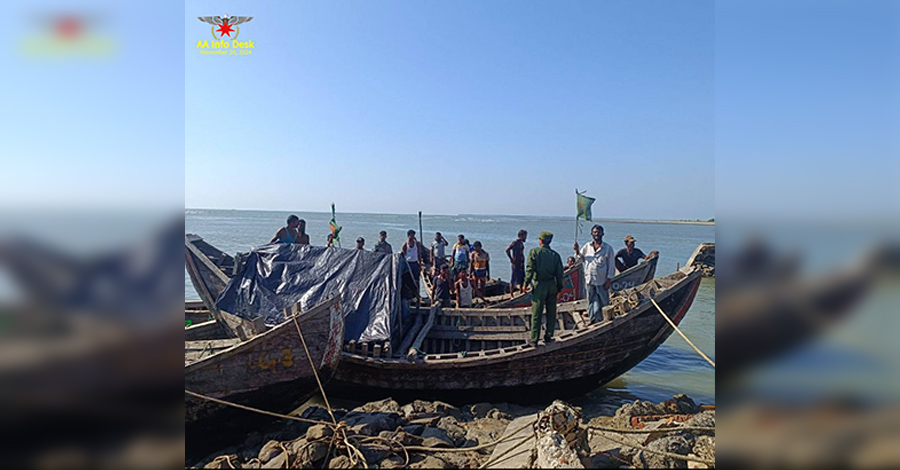 ဘင်္ဂလားဒေ့ရှ် ငါးဖမ်းသမား ၄ ဦးကို AA ဖမ်းဆီး