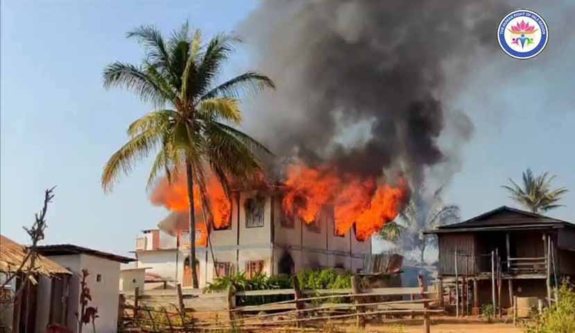 ညောင်ရွှေတွင် စစ်တပ် လက်နက်ကြီးထိမှန်ပြီး ပြည်သူအချို့သေဆုံး
