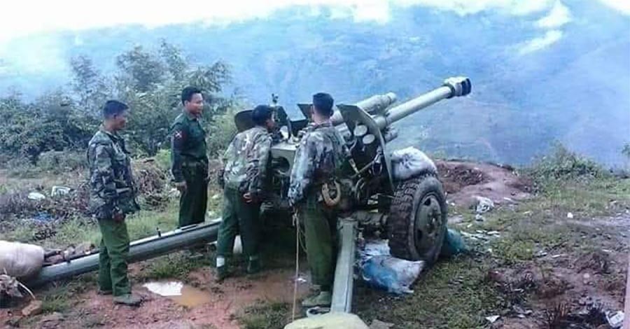 ငါးသိုင်းချောင်းအမြောက်တပ်အနီး AA၊ မဟာမိတ်တပ်များနှင့် စစ်ကောင်စီ တိုက်ပွဲပြင်းထန်နေ