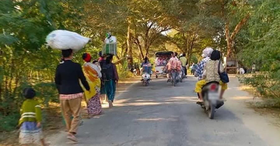မတ္တရာတွင် လက်နက်ကြီးထိပြီး အမျိုးသမီး ၁ ဦးသေ၊ ၃ ဦး ဒဏ်ရာရ