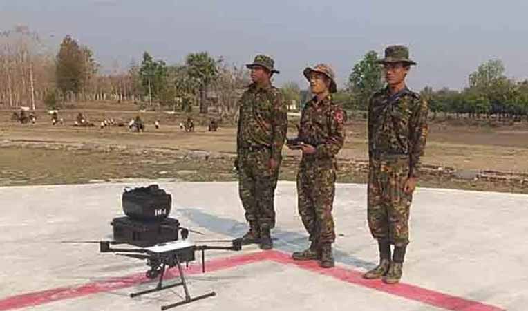 တော်လှန်ရေးအင်အားစုများအတွက် စိန်ခေါ်မှုဖြစ်လာနေသည့် စစ်ကောင်စီ၏ ဒရုန်း