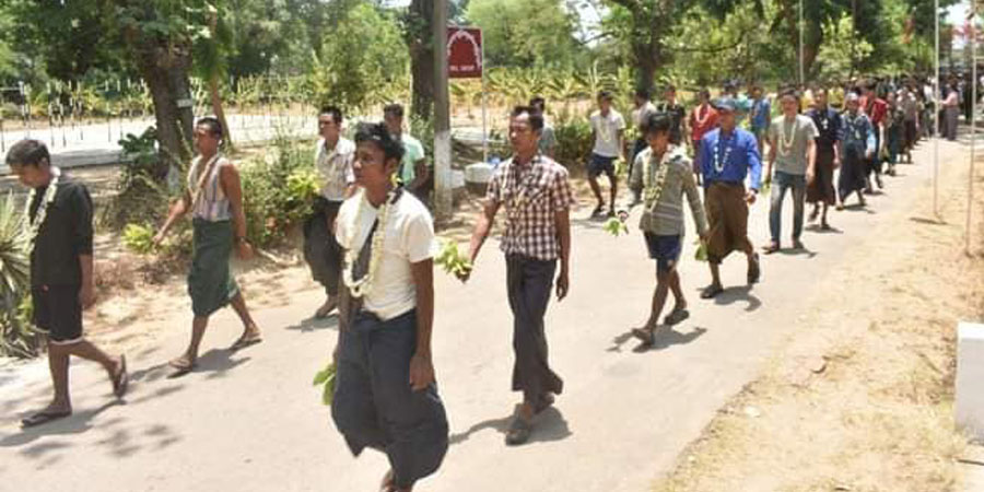 စစ်မှုထမ်းခိုင်းရန် စစ်တပ်က ဖမ်းဆီးနေသဖြင့် လူငယ်ရာချီ PDF ကို ဝင်ရောက်