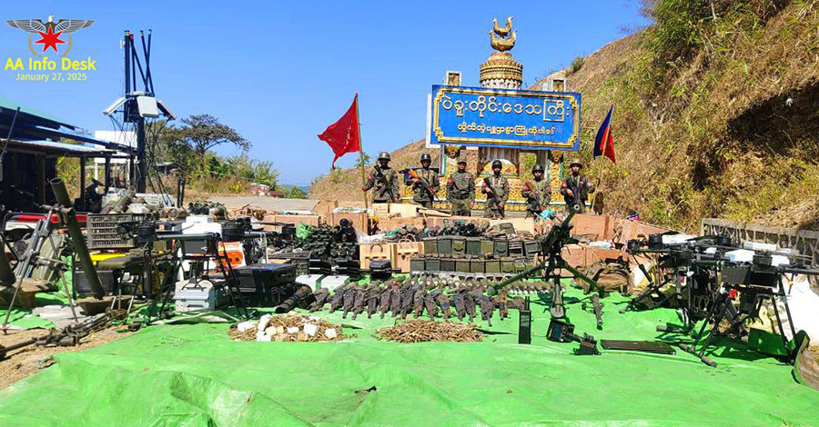ပဲခူးနှင့် မကွေးက စစ်ကောင်စီတပ်စခန်း ၂ ခုကို AA သိမ်းပိုက်