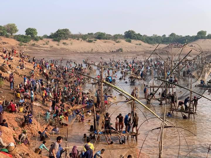 ကျိုက်မရော ဒေါင်ဒင်အင်းငါးဖမ်းပွဲတော်တွင် အခမဲ့ ငါးဖမ်းခွင့်ပြု
