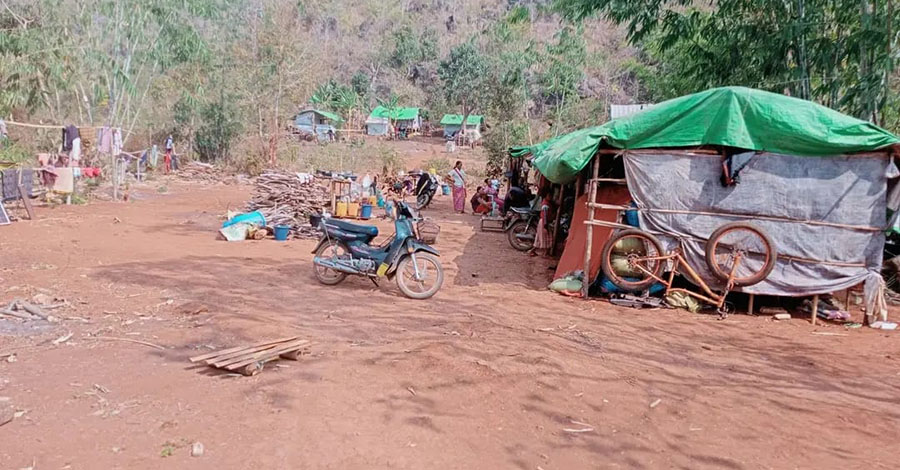 တောင်ကြီးရှိ စစ်ရှောင်စခန်းများကို စစ်တပ်နှင့် PNO ပြည်သူ့စစ်က ကူညီခွင့်ပိတ်ပင်