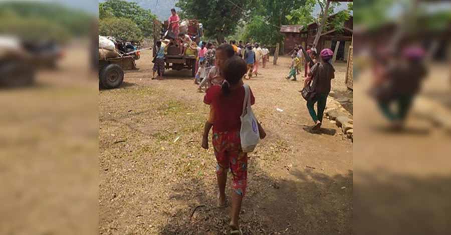 ယာယီနေရပ်စွန့်ခွာသူများကို ၅ ကြိမ်ခွဲပြီး ထောက်ပံ့မည်ဟု စစ်ကောင်စီပြော