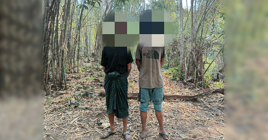ဖားဆောင်းသို့လာသည့် စစ်ကြောင်းမှ တပ်သားသစ် ၂ ဦး KA ထံ အလင်းဝင်