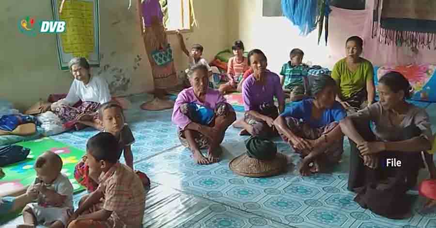 လေကြောင်းနှင့် လက်နက်ကြီးကြောင့် စစ်တွေအနီး မြို့နယ် ၃ ခုက ဒေသခံများ စစ်ဘေးရှောင်