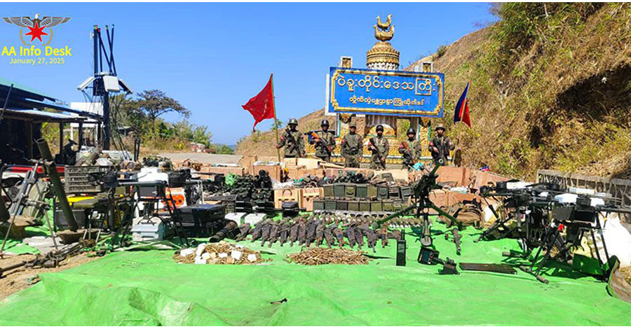 ကပစ ၆ အနီးက တပ်စခန်း ၂ ခုကို AA သိမ်းပိုက်၊ ညောင်ကျိုးစခန်းကို ထပ်မံတိုက်ခိုက်နေ