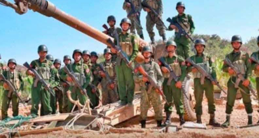 စစ်တွေအခြေစိုက် တပ်စခန်းများကို AA က လက်နက်ကြီးဖြင့် ပစ်ခတ်တိုက်ခိုက်