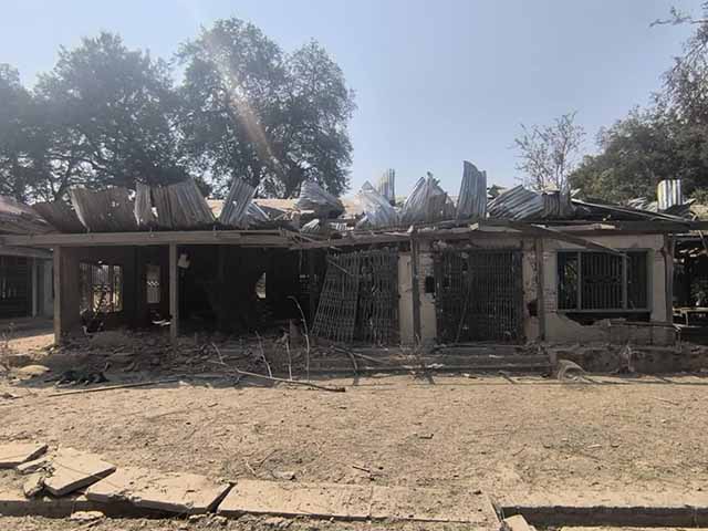 မြိုင်တွင် စစ်တပ်ဗုံးကြဲသဖြင့် ပြည်သူ ၂ ဦး ဒဏ်ရာရ၊ ဘုန်းကြီးကျောင်းနှင့် စေတီပုထိုးများ ပျက်စီး