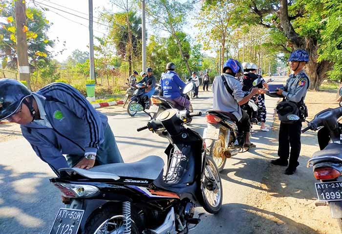 လေးမျက်နှာတွင် လူငယ် ၁ ဦးကို ရဲတပ်ဖွဲ့က  ဖမ်းဆီးသတ်ဖြတ်
