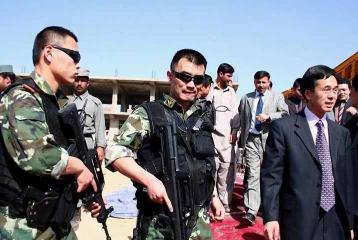 တရုတ် လက်နက်ကိုင် ကြေးစားတပ်များ ကျောက်ဖြူကို ရောက်လာ 