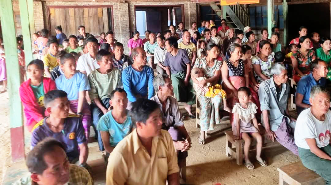 ကျောက်ဖြူရေနက်ဆိပ်ကမ်း တိုက်ပွဲကြောင့် ဒေသခံ ၄၀၀၀ ခန့် နေရပ်စွန့်ခွာထွက်ပြေးရ