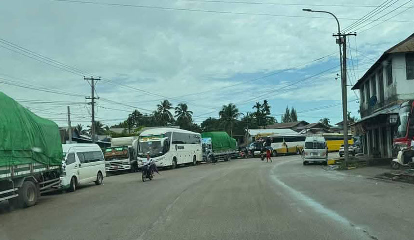 မြိတ်-ရန်ကုန်ကားလမ်း၌ ဂိတ်များအတွက်ပေးရသည့် ငွေပမာဏများနေသဖြင့် ခရီးသွားများ အခက်ကြုံ