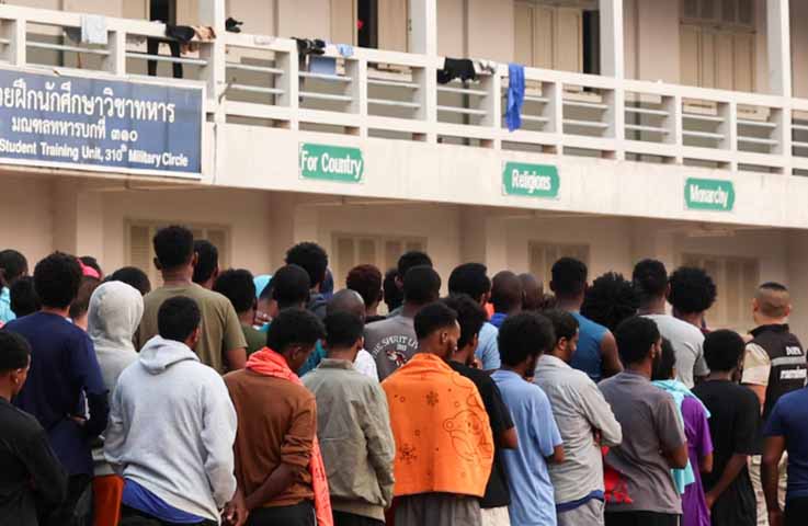 ကျားဖြန့်မှ ပြန်လွတ်လာလူများ နေရပ်ပြန်ပို့နိုင်ရေး ကူညီပေးရန် ထိုင်းအစိုးရ တောင်းဆို