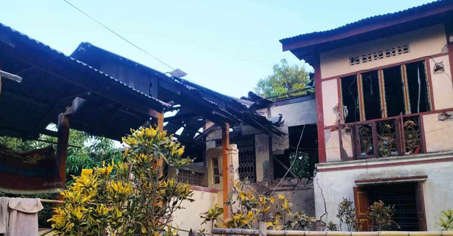 ဖြူးမြို့နယ်က ကျေးရွာများကို စစ်ကောင်စီ ဗုံးကြဲ