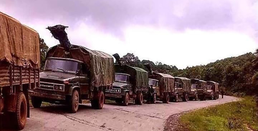 သာပေါင်းတွင် စစ်ကောင်စီတပ်က တပ်စွဲထားပြီး အရပ်သားများကို ဖမ်းဆီးစစ်ဆေးနေ