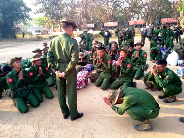 မအူပင်တွင် မသန်စွမ်းသူများကိုပါ စစ်မှုထမ်းဆင့်ခေါ် စစ်သင်တန်းကျောင်းပို့