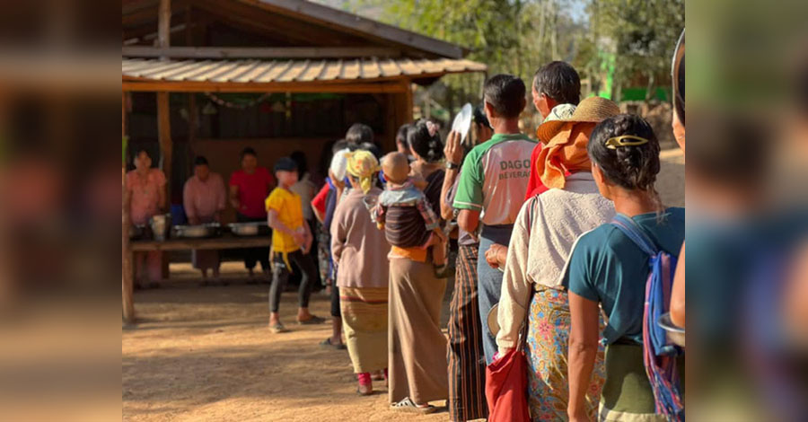 ဒီးမော့ဆိုက စစ်ရှောင်စခန်း ၂၀ ကျော် ရိက္ခာပြတ်လပ်လာ