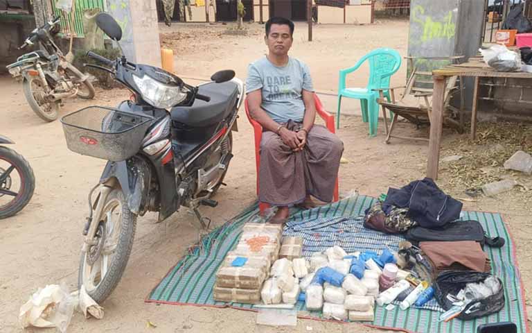 ကနီမြို့နယ်၌ WY စိတ်ကြွမူးယစ်ဆေးများ  PDF ဖမ်းမိ