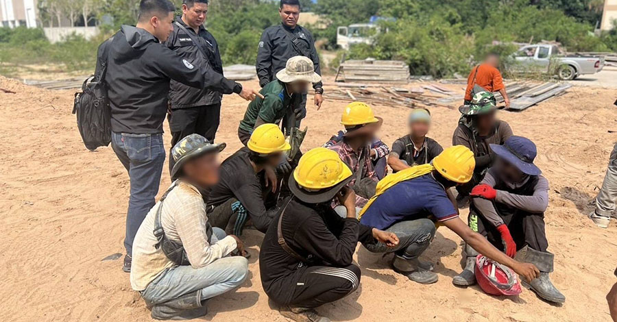 ပတ္တယားအပန်းဖြေအိမ်ရာ ဆောက်လုပ်ရေးမှ တရုတ်အလုပ်ရှင်နှင့် မြန်မာလုပ်သားများ ဖမ်းဆီးခံရ 