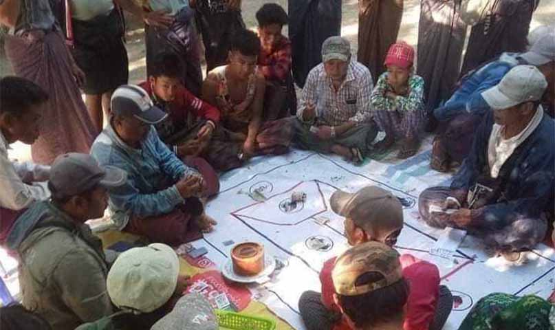 ဘိုကလေးတွင် ရဲတပ်ဖွဲ့က လောင်းကစားဝိုင်းကို ဖမ်းဆီးပြီး ငွေညှစ်ပြန်လွှတ်